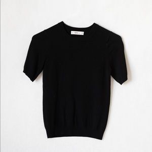 Knit short sleeve shirt